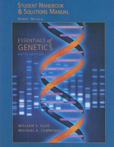 GENETICS ESSENTIALS SOLUTION MANUAL Ebook Epub