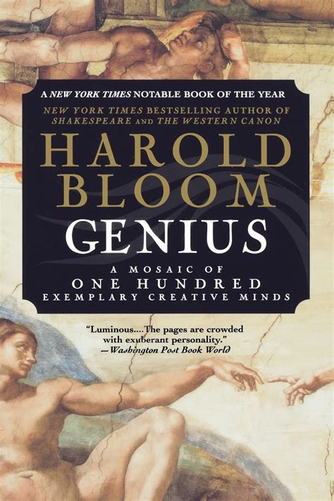 GENIUS A MOSAIC OF ONE HUNDRED EXEMPLARY CREATIVE MINDS BY HAROLD BLOOM Ebook Doc