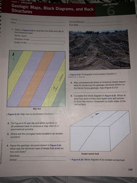 GEOLOGIC STRUCTURES MAPS AND BLOCK DIAGRAMS ANSWERS Ebook Epub