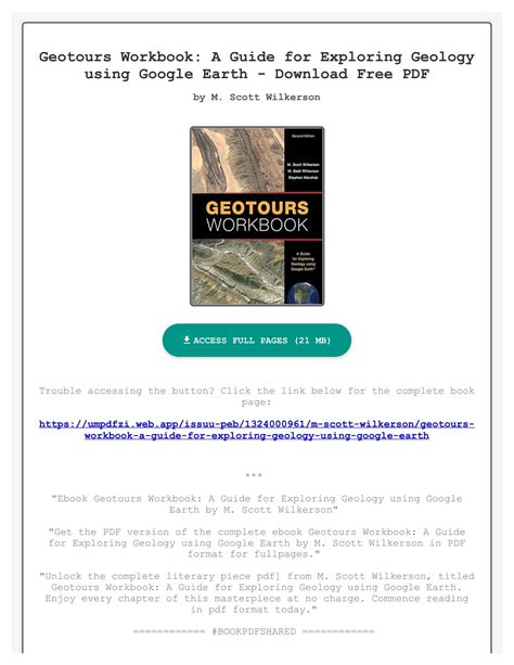 GEOTOURS WORKBOOK ANSWERS Ebook Kindle Editon