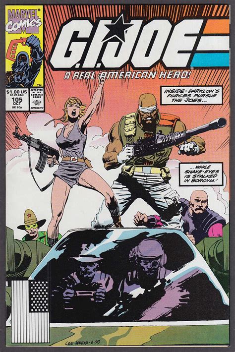 GI JOE 105 marvel comics 1990 1st print gi Reader
