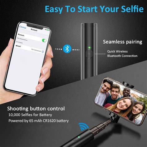 GLCON Self portrait Extendable Wireless Bluetooth Epub