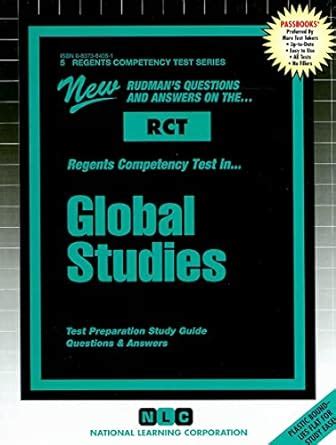 GLOBAL STUDIES Regents Competency Test Series Passbooks REGENTS COMPETENCY TEST SERIES RCT Reader