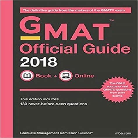 GMAT Official Guide 2018 Book Online Epub