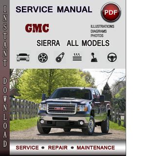 GMC Sierra 1992-1995 Factory Workshop Service Repair Manual PDF Kindle Editon