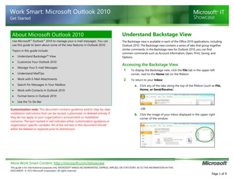 GO with Microsoft Outlook 2010 Getting Started Epub