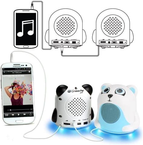 GOgroove Speaker Dynamic Portable Colorful Epub