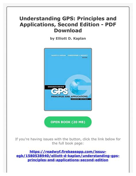 GPS PRINCIPLES AND APPLICATIONS PDF Ebook Epub