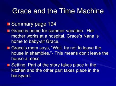 GRACE AND THE TIME MACHINE STORY FREE Ebook Reader