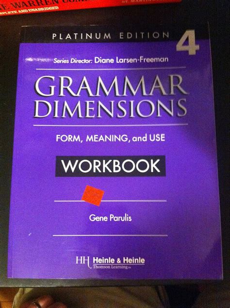 GRAMMAR DIMENSIONS 4 WORKBOOK PLATINUM ANSWER KEY Ebook Doc