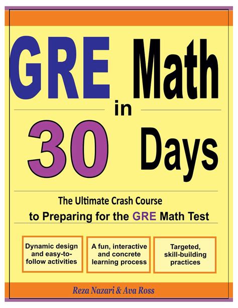 GRE Math in 30 Days The Ultimate Crash Course to Preparing for the GRE Math Test Reader