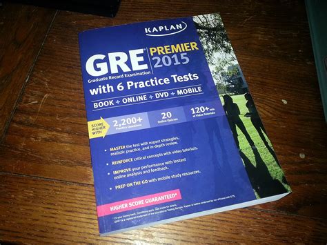 GRE Premier 2015 with 6 Practice Tests Book DVD Online Mobile Kaplan Test Prep Kindle Editon