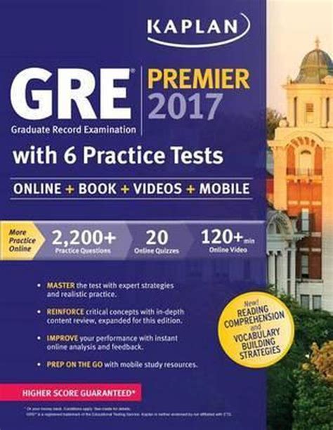 GRE Premier 2017 Practice Tests Reader