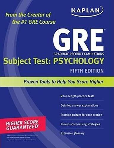 GRE Subject Test Psychology 5th Edition Kindle Editon