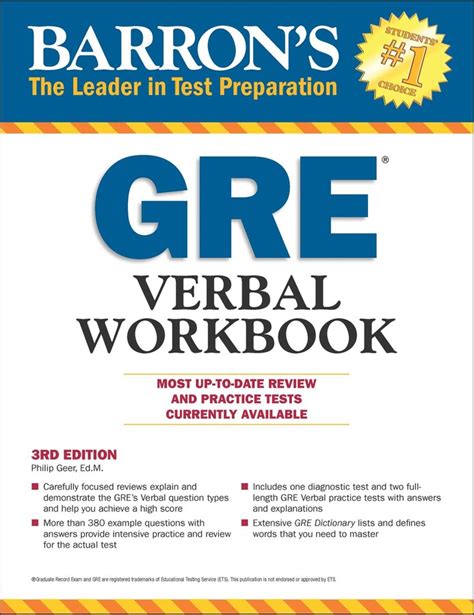 GRE Verbal Workbook PDF