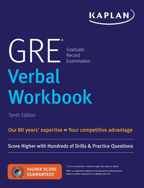 GRE Verbal Workbook Kaplan Test Prep Kindle Editon