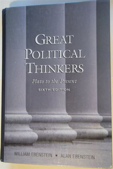 GREAT POLITICAL THINKERS PLATO PRESENT Ebook Epub