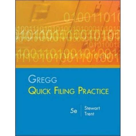 GREGG QUICK FILING PRACTICE ANSWER KEY Ebook Epub