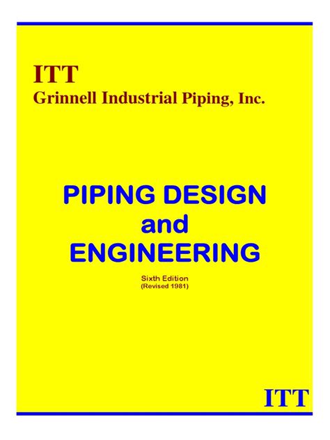 GRINNELL PIPING DESIGN AND ENGINEERING Ebook Kindle Editon