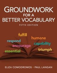 GROUNDWORK FOR BETTER VOCABULARY ANSWER KEY Ebook Doc