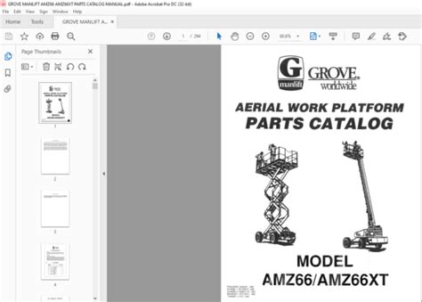 GROVE AMZ66XT MANLIFT MANUAL Ebook Epub