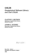 GSLIB.Geostatistical.Software.Library.and.User.s.Guide Ebook Doc