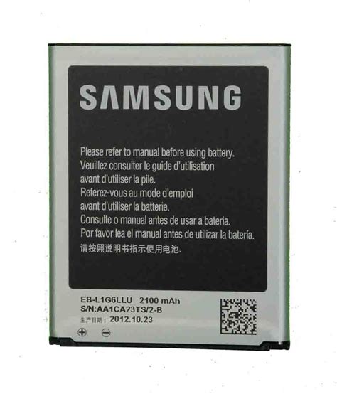 GT i9300 T Mobile Cellular EB L1G6LLU Batteries Doc