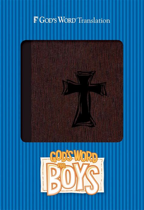 GW God s Word for Boys Autumn Bark Cross Design Duravella Reader