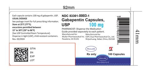 Gabapentin 100 mg Capsule: The Ultimate Guide