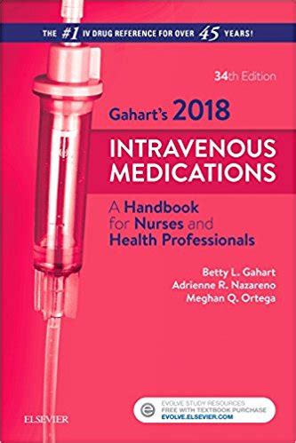 Gahart s 2018 Intravenous Medications A Handbook for Nurses and Health Professionals 34e Doc