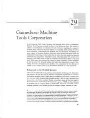 Gainesboro Machine Tools Corporation Case Study Solution Ebook Doc