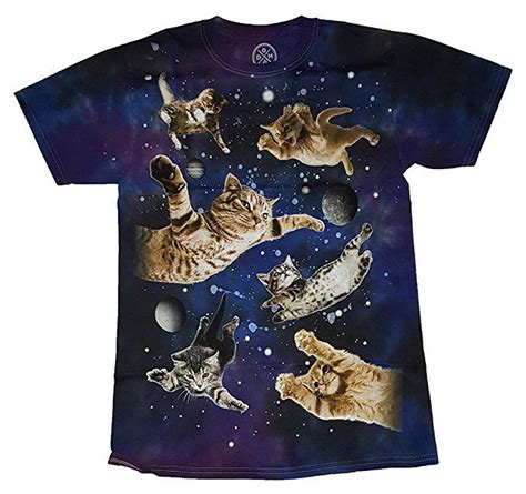 Galactic Cat Shirt: A Celestial Fashion Statement for the Feline-Obsessed