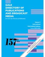 Gale Directory of Publications and Broadcast Media 150th Edition Reader