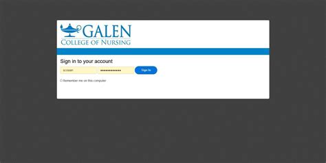 Galen Student Portal