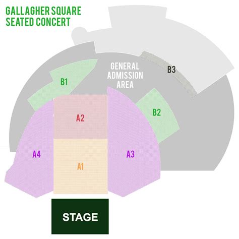 Gallagher Square Seating Chart