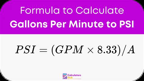 Gallons Per Minute to PSI: The Ultimate Guide