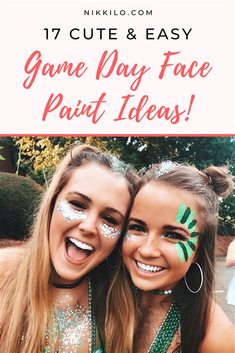 Game Day Face Paint: Transform Yourself into a Gridiron Superstar!