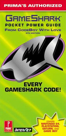 GameShark Pocket Power Guide From Code Boy with Love Prima s Authorized 5th Edition PDF