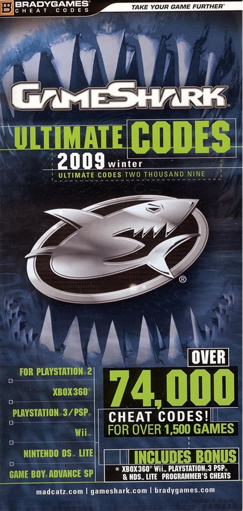 GameShark Ultimate Codes Winter 2009 Epub