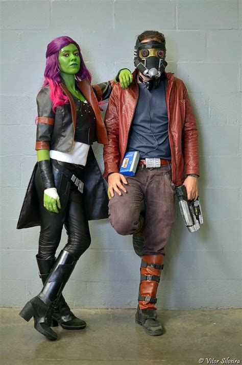 Gamora and Quill costumes