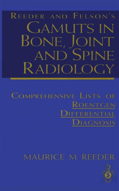 Gamuts in Bone, Joint and Spine Radiology Reader