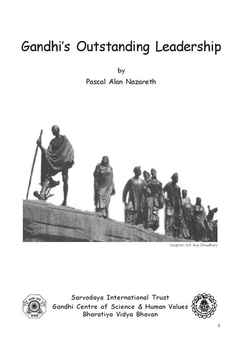 Gandhi's Outstanding Leadership 1st Edition Doc
