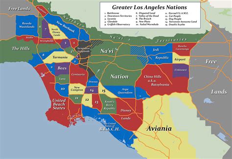 Gangs of Los Angeles Map: A Comprehensive Guide