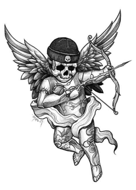 Gangsta Angel Tattoo: A Sacred Symbol of Love, Strength, and Redemption