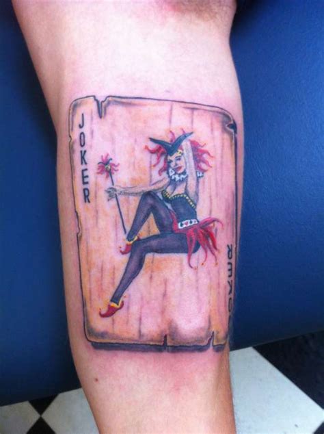 Gangsta Joker Card Tattoo: A Symbol of Rebellion and Style