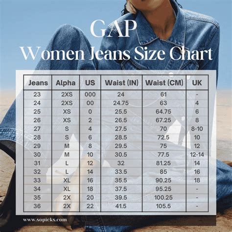Gap Women Size Chart