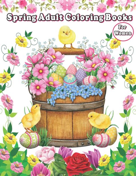 Garden Spring coloring books for Adults An Adult coloring Book Flower and Animal Design Doc