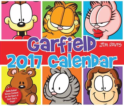 Garfield 2017 Day   Day Calendar PDF