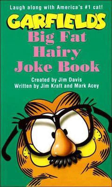 Garfield Big Fat Hairy Joke Book by Davis Jim 1993 Mass Market Paperback Doc