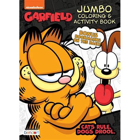 Garfield Happy Holidaze Jumbo Coloring and Activity book Bendon Reader